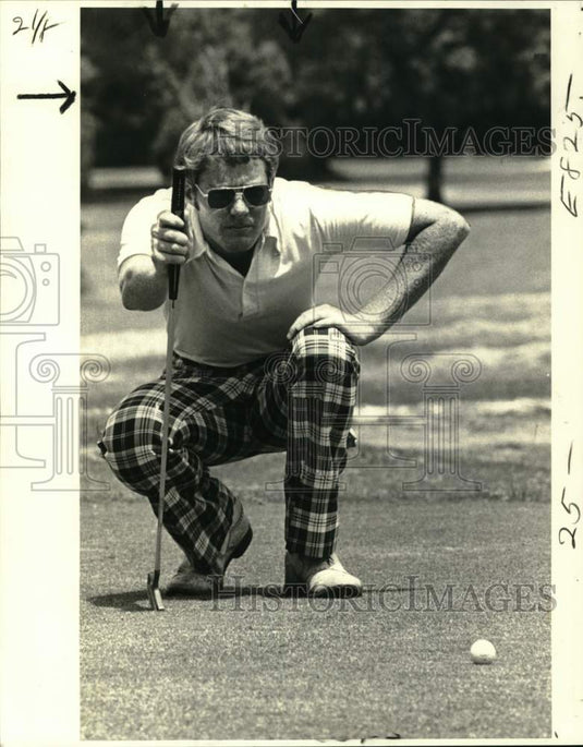 1978 Press Photo Golfer Dave Watson at New Orleans Golf Association Championship- Historic Images