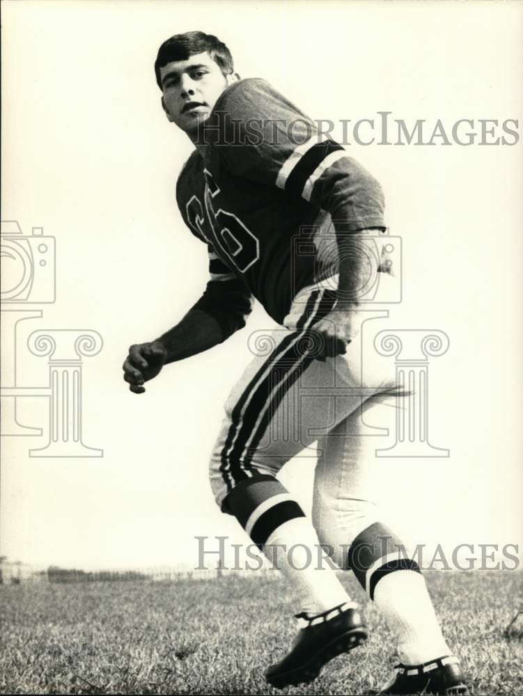 1970 Press Photo Earl Wilson, University of Cincinnati Linebacker - nos33164- Historic Images