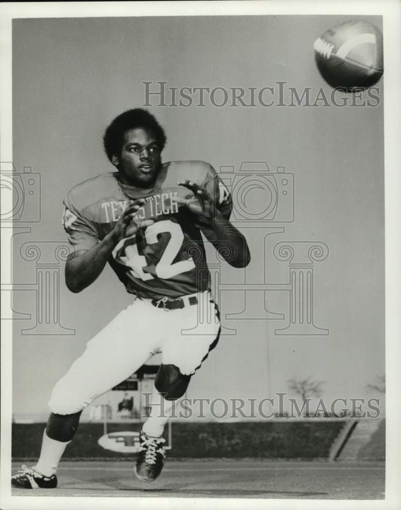 1975 Press Photo Lawrence Williams of Texas Tech Football - nos33181- Historic Images