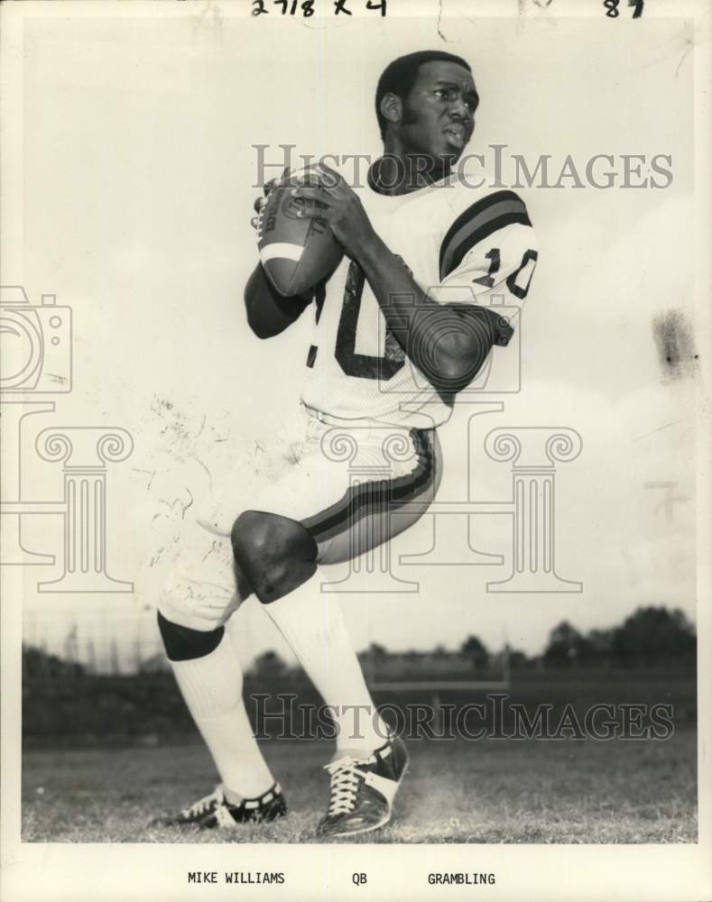 1979 Press Photo Mike Williams, Grambling Quarterback - nos33182- Historic Images