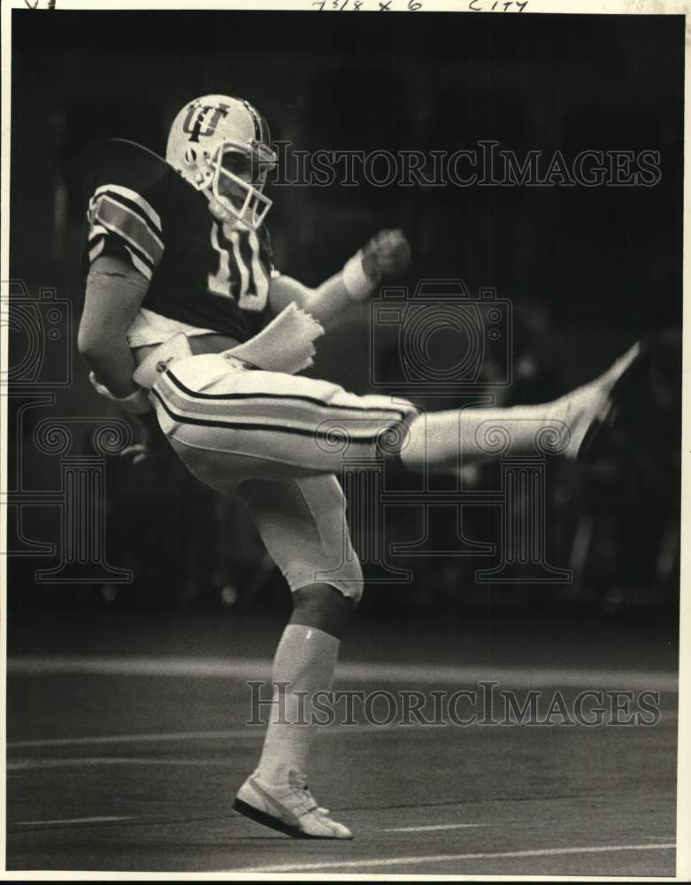 1980 Press Photo Frank Wills, Kicker - nos33194- Historic Images