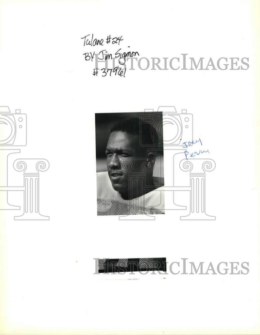 Press Photo Joey Perry, Tulane Football