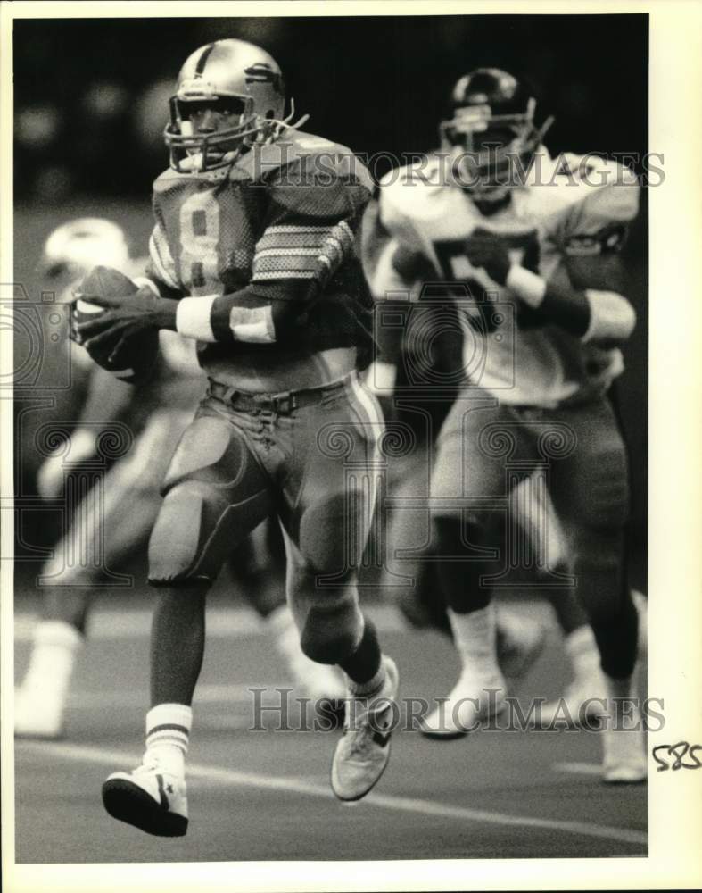 1988 Press Photo Robert Ziegler, Reggie Williams in Southern vs. GSU Football- Historic Images