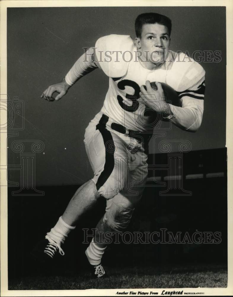 Press Photo Football Player Cowboy Woodruff, RHB - nos33290- Historic Images