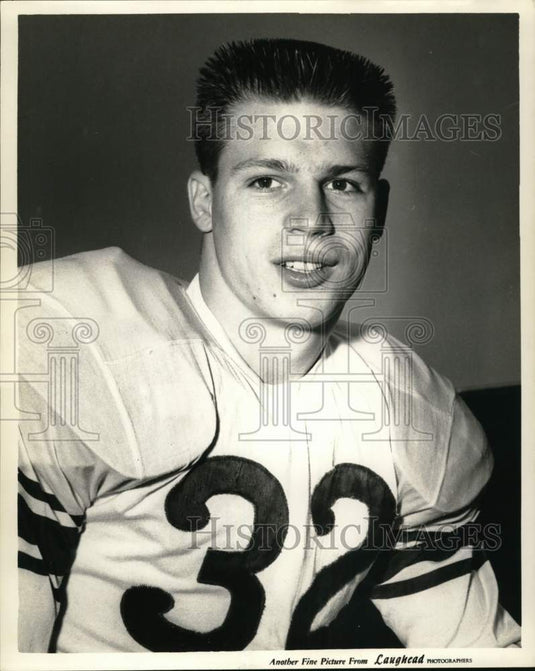 Press Photo Cowboy Woodruff, Ole Miss Halfback - nos33292- Historic Images