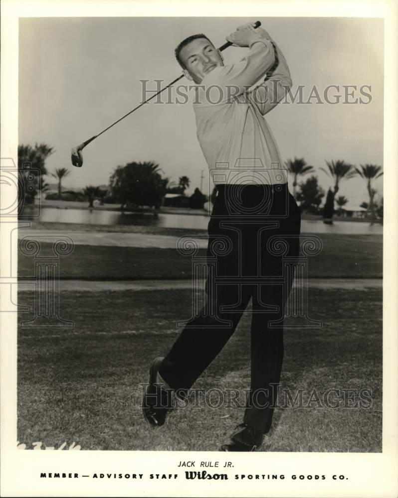 1967 Press Photo Jack Rule Jr., Member Wilson Sporting Goods Co. Advisory Staff- Historic Images