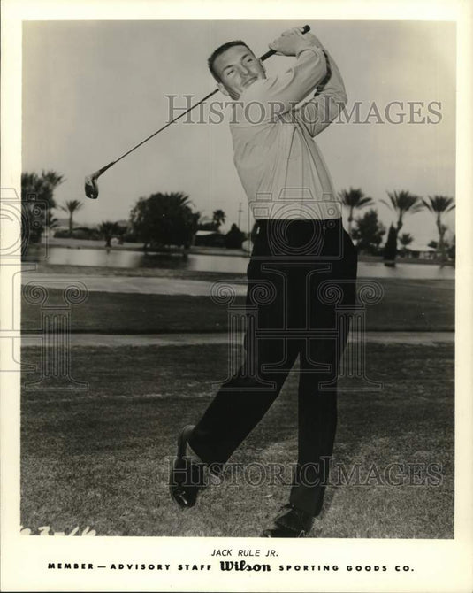 1967 Press Photo Jack Rule Jr., Member Wilson Sporting Goods Co. Advisory Staff- Historic Images