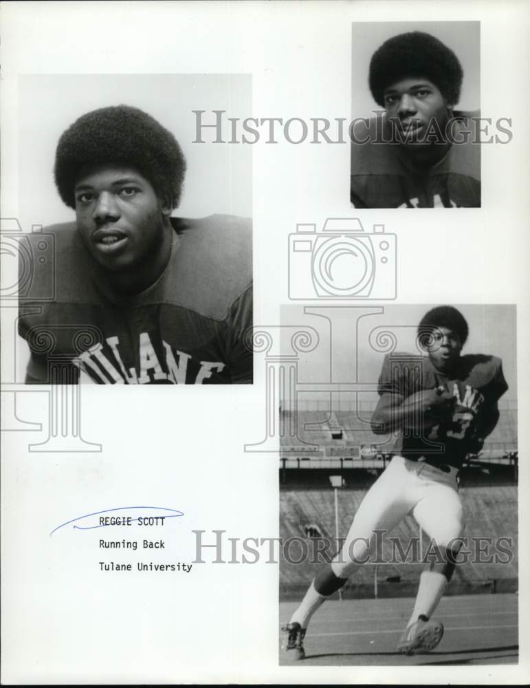 1978 Press Photo Reggie Scott, Tulane University Running Back - nos33425- Historic Images