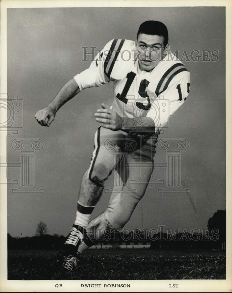 1962 Press Photo Quarterback Dwight Robinson, LSU - nos33505- Historic Images