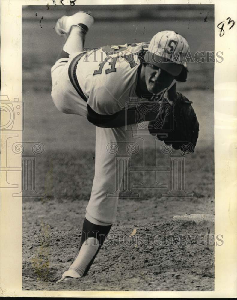 1974 Press Photo Ole Miss Pitcher Ricky Zibilich - nos33569- Historic Images