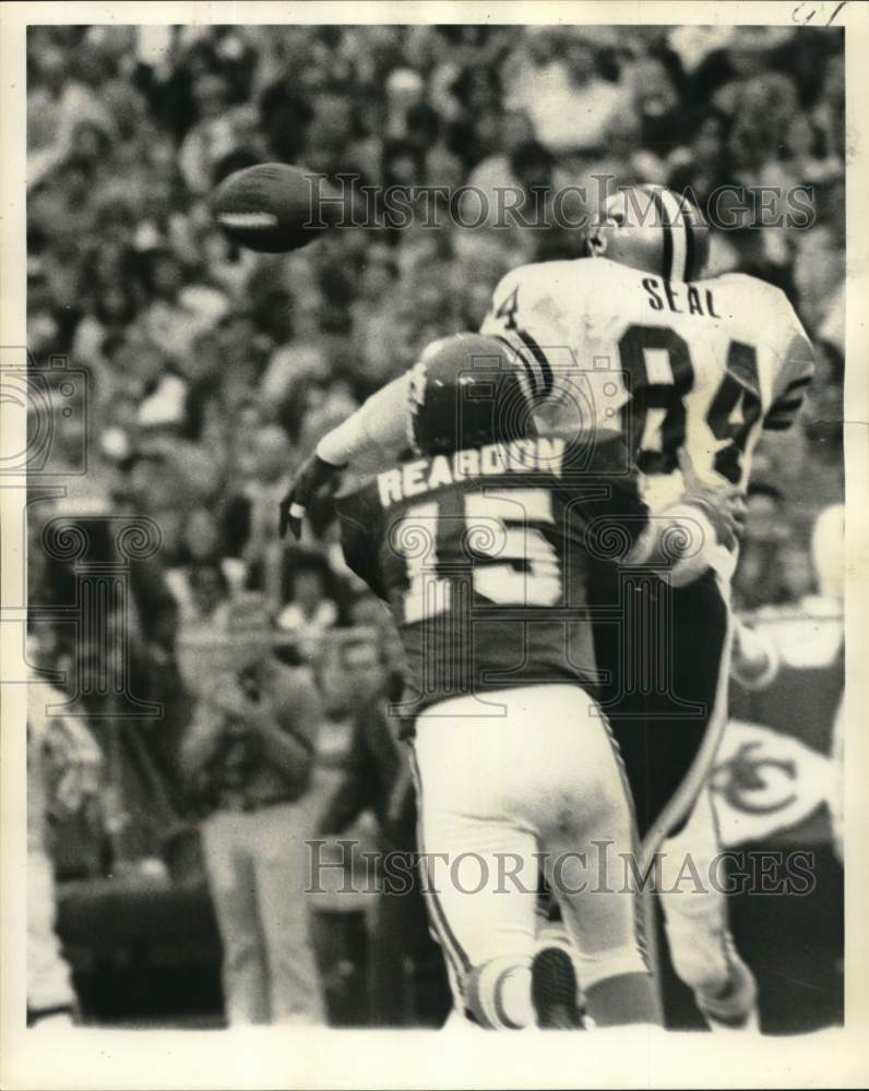 1978 Press Photo New Orleans Saints vs. Kansas City Football Game - nos33613- Historic Images