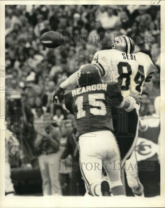 1978 Press Photo New Orleans Saints vs. Kansas City Football Game - nos33613- Historic Images