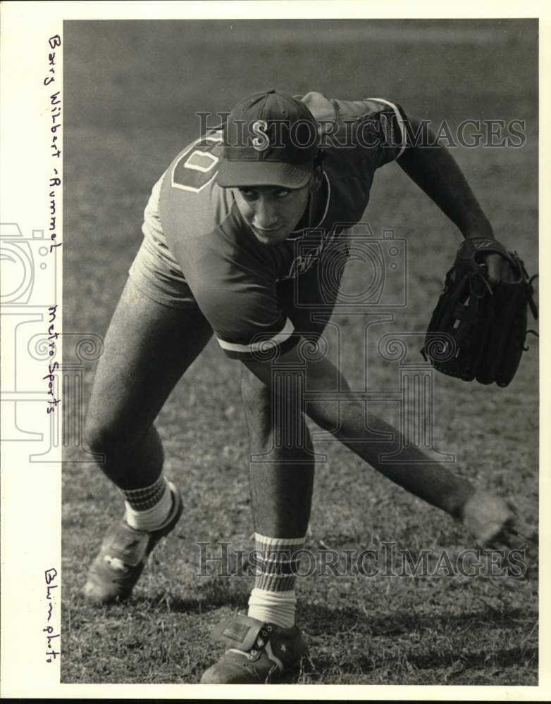 1984 Press Photo Barry Wilbert, Rummel Baseball Player - nos33642- Historic Images