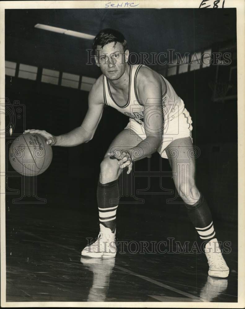 1966 Press Photo Richie Senor, De La Salle Basketball Player - nos33682- Historic Images