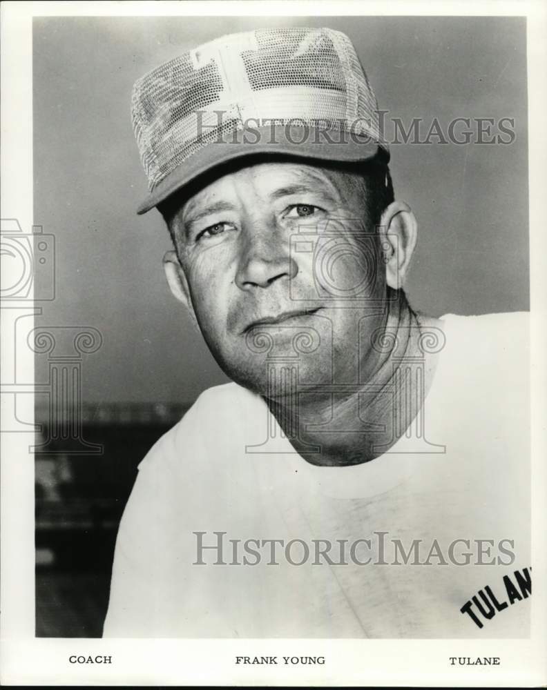 1969 Press Photo Frank Young, Tulane Football - nos33716- Historic Images