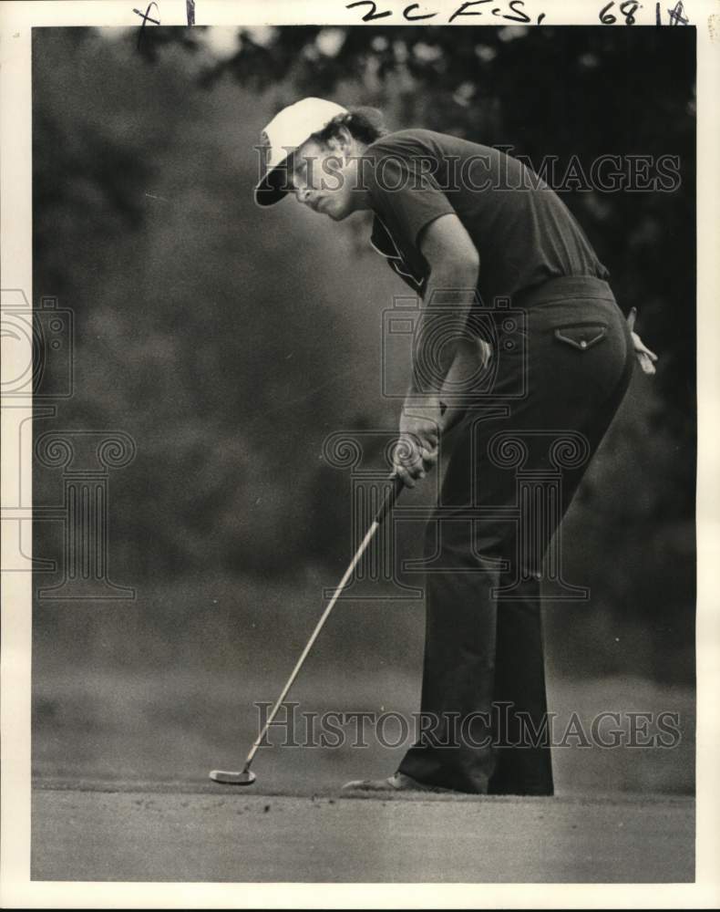 1973 Press Photo Golfer Eddie Selser at NOGA Men&#39;s City Championship - nos33724- Historic Images