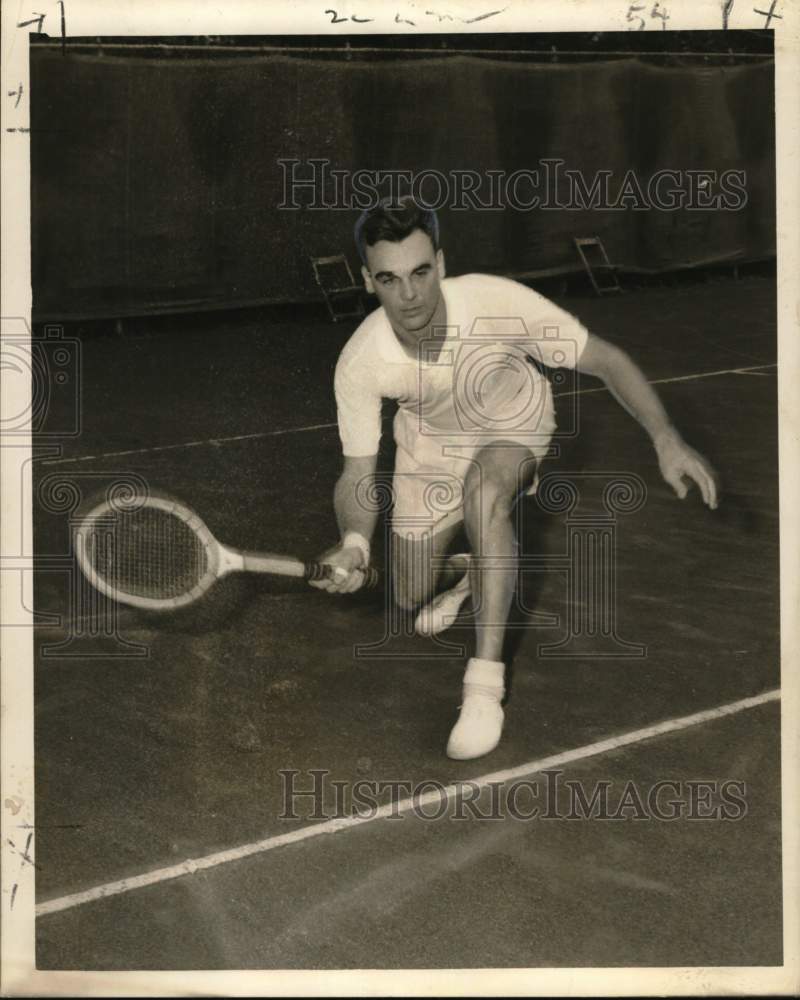 Press Photo Tennis Player Vic Seixas - nos33727- Historic Images
