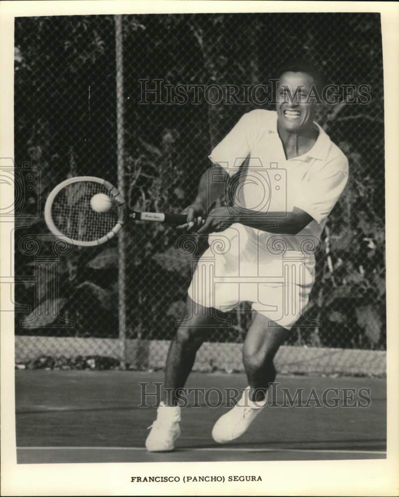 Press Photo Tennis Player Francisco (Pancho) Segura - nos33733- Historic Images