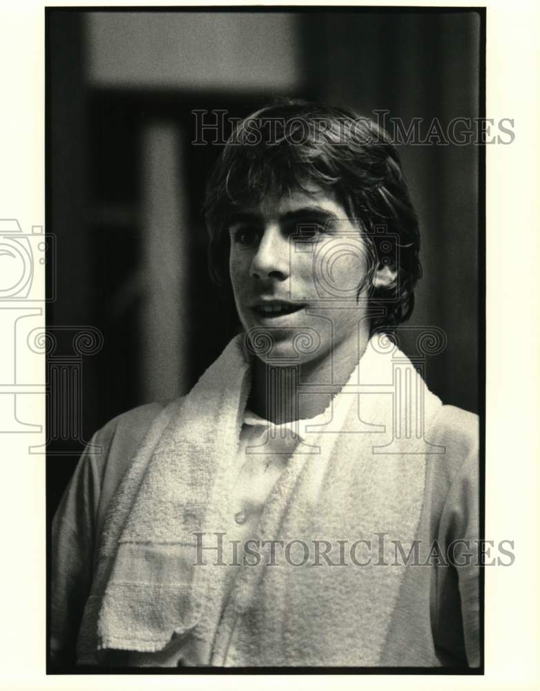 1980 Press Photo Tennis Player Tim Seigel - nos33738- Historic Images