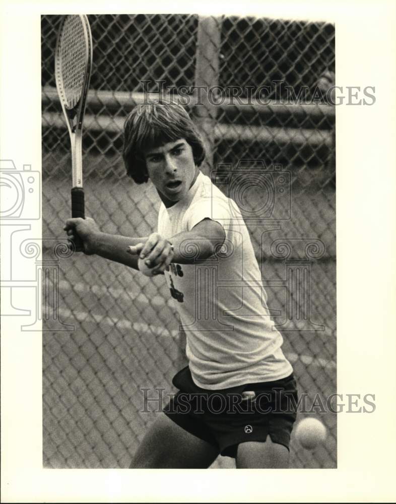 1980 Press Photo Tennis Player Tim Siegel - nos33769- Historic Images