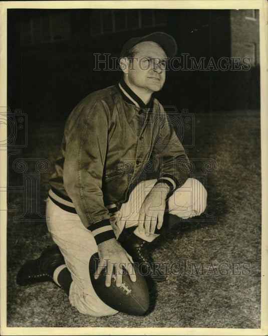 Press Photo Warren Woodson, Hardin Simmons University Football Coach - nos33862- Historic Images