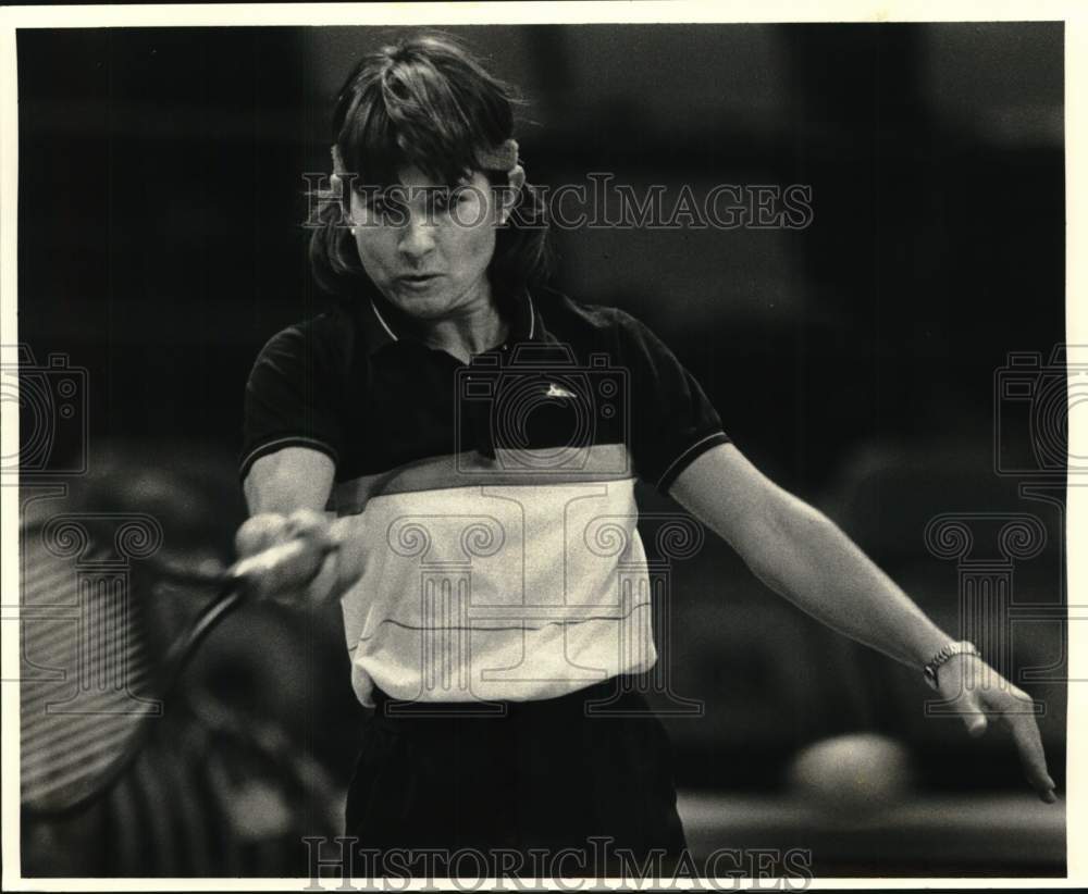 1984 Press Photo Tennis Player Connie Shaefer - nos33946- Historic Images