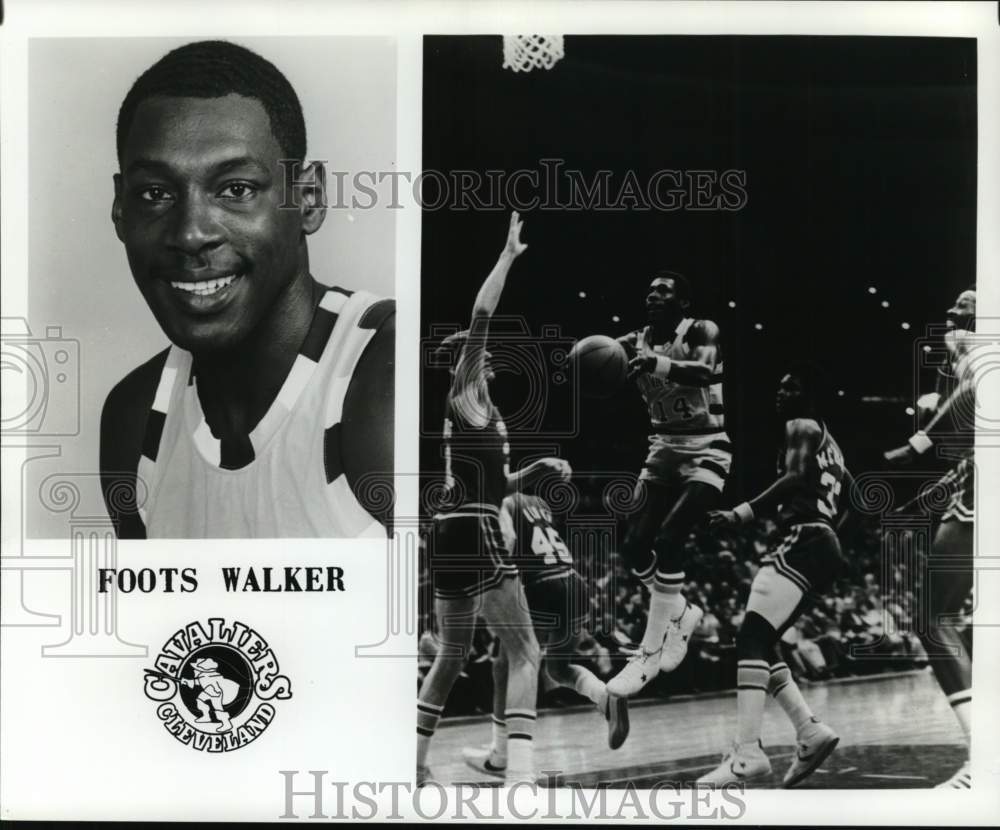 1977 Press Photo Foots Walker of Cleveland Cavaliers - nos33994- Historic Images