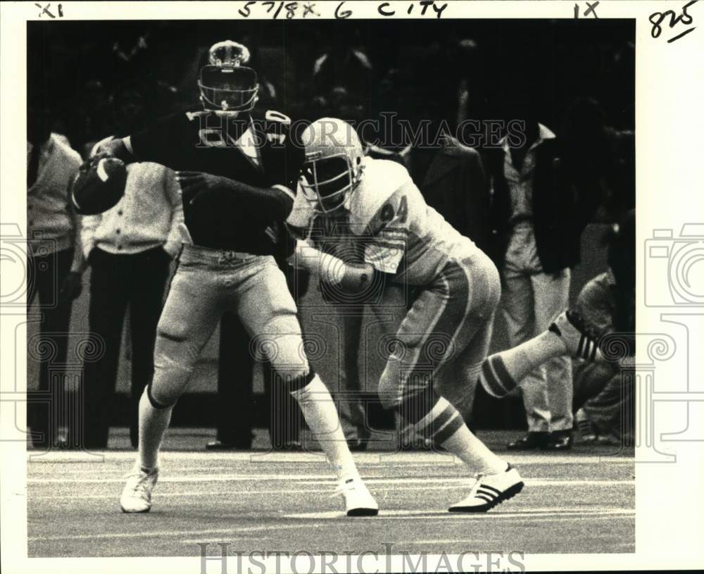 1979 Press Photo Mike Williams of LSU Tigers During Football Game - nos34013- Historic Images