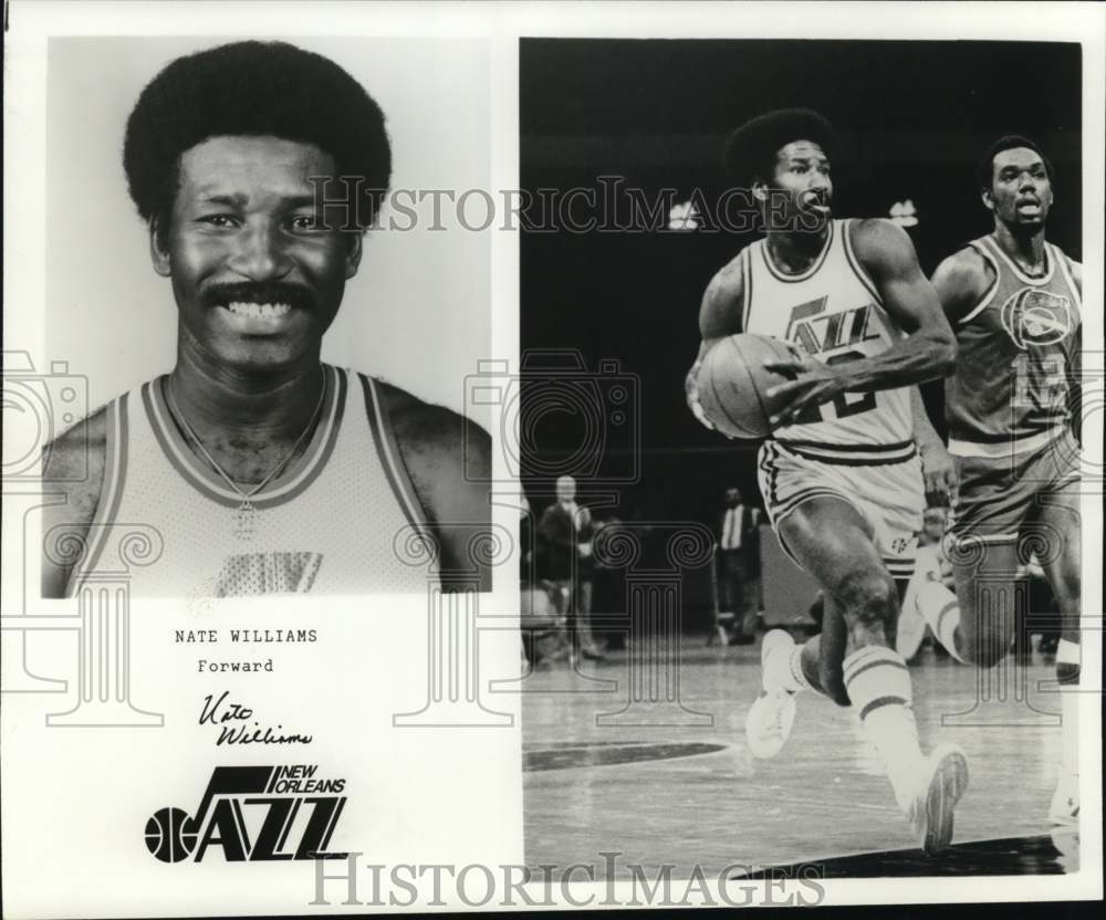 1978 Press Photo Nate Williams, New Orleans Jazz Forward - nos34020- Historic Images