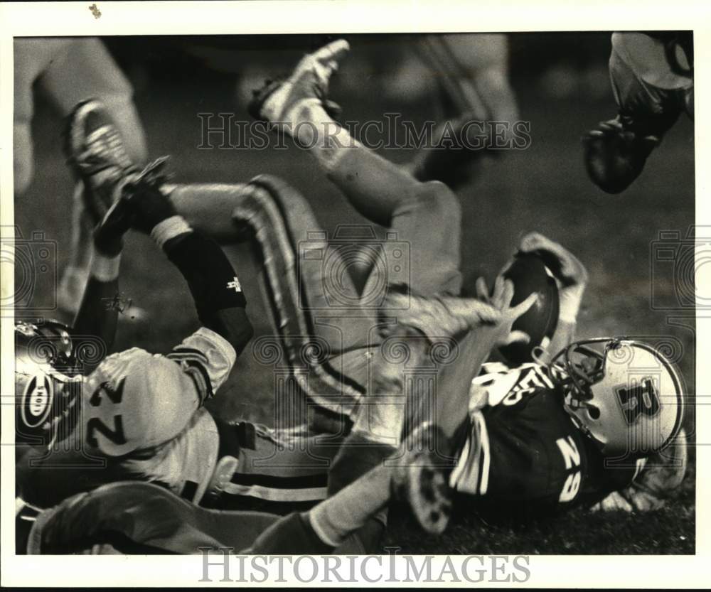 1986 Press Photo Archbishop Rummel High School vs. Covington Football Game- Historic Images