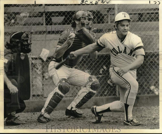 1975 Press Photo Tulane vs. University of New Orleans Baseball Game - nos34162- Historic Images
