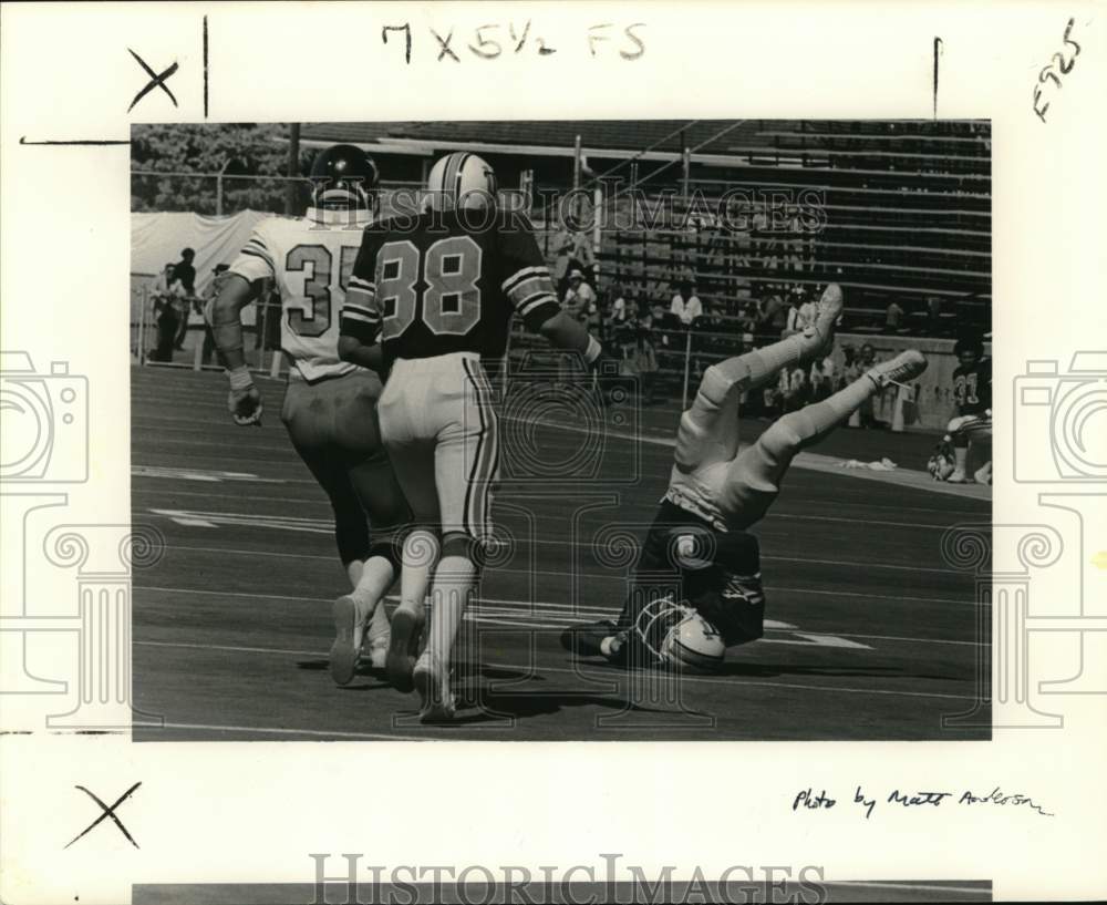 1976 Press Photo Tulane vs. Vanderbilt Football Game - nos34183- Historic Images