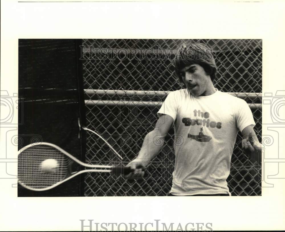 1980 Press Photo Tennis Player Tim Siegel - nos34218- Historic Images