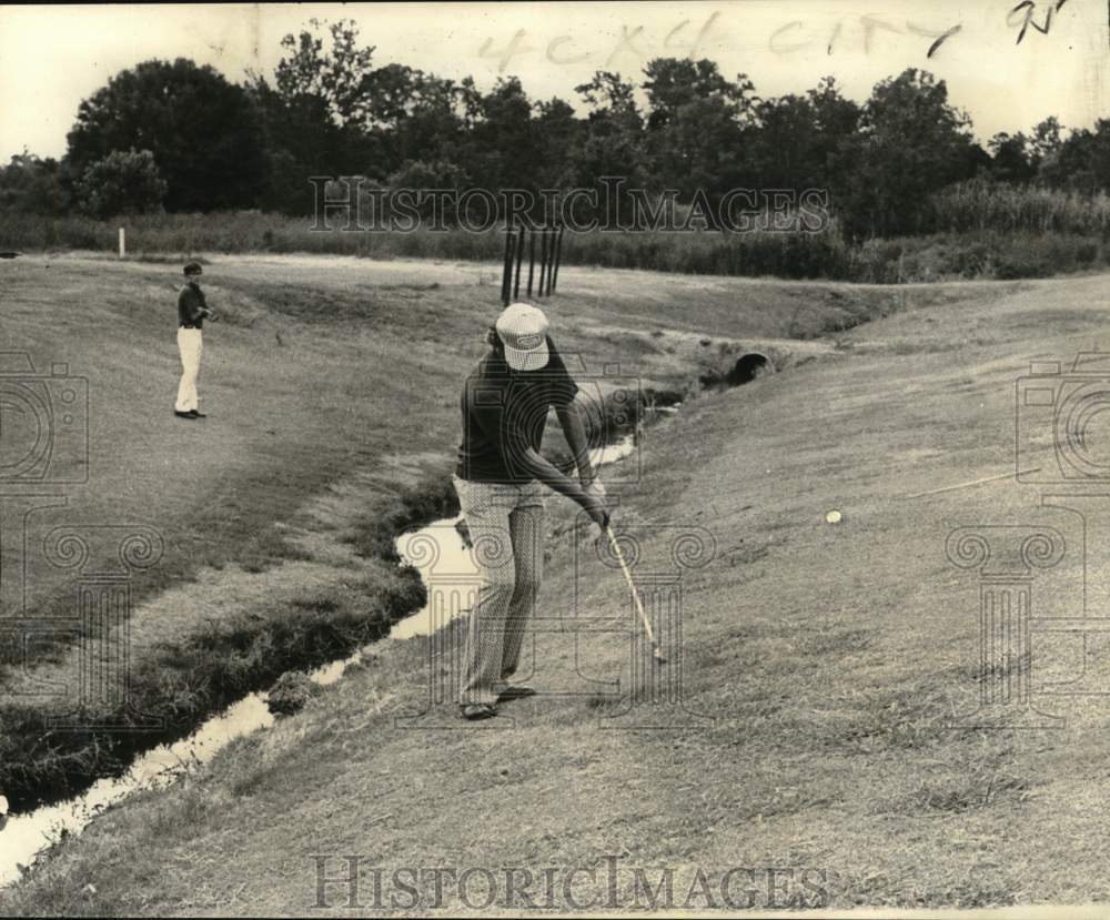 1973 Press Photo Golfer Eddie Selser at NOGA Championship - nos34225- Historic Images