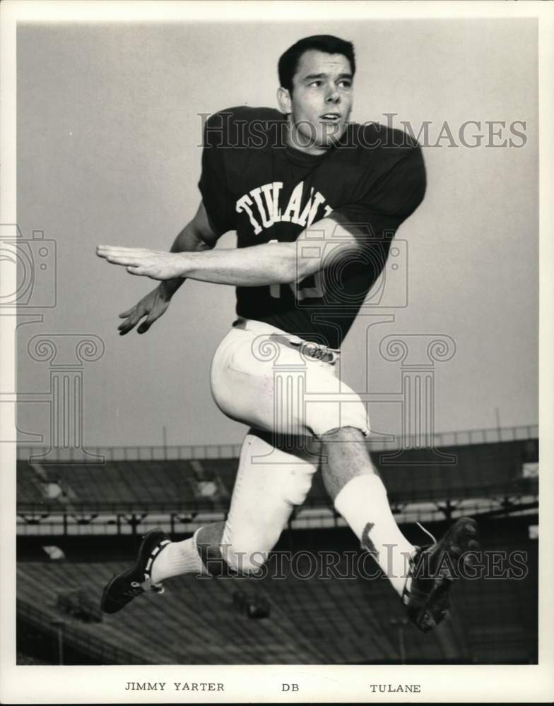 1969 Press Photo Jimmy Yarter, Tulane Football Defensive Back - nos34271- Historic Images