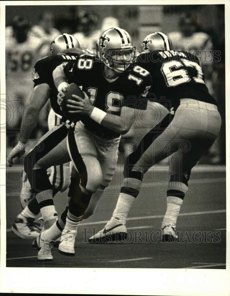 1988 Press Photo New Orleans Saints Quarterback Dave Wilson - nos34356- Historic Images