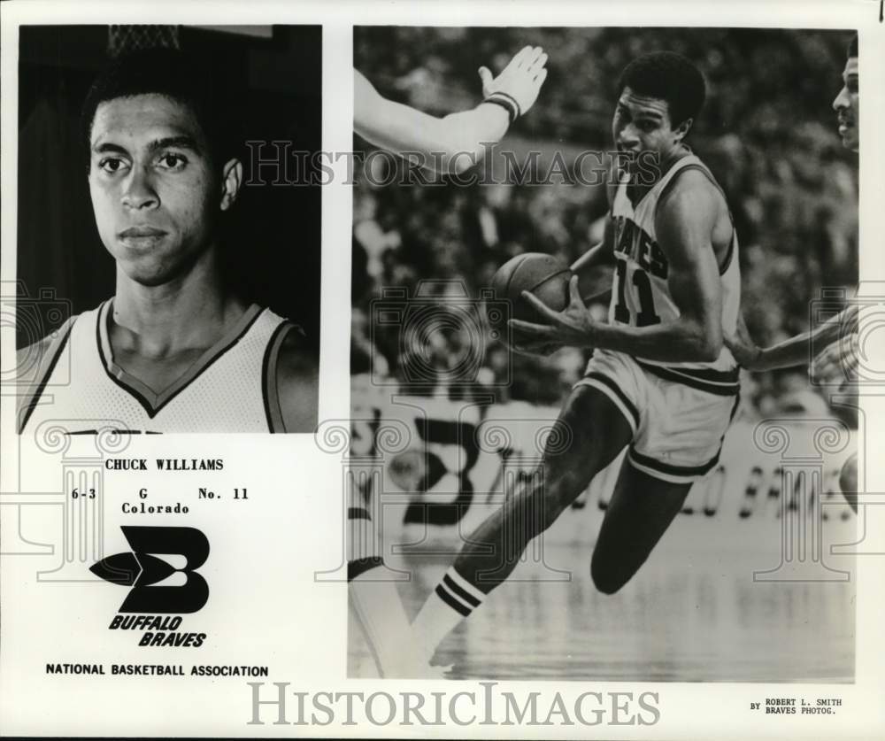 1978 Press Photo Chuck Williams of Buffalo Braves Basketball - nos34471- Historic Images