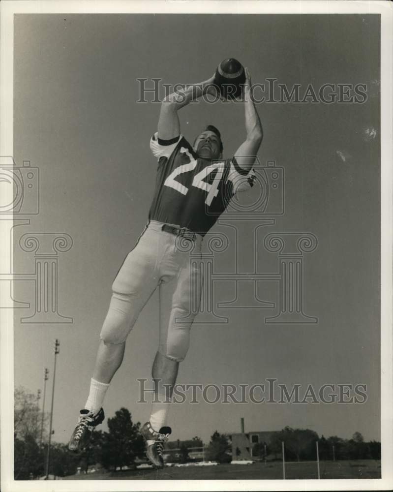 1971 Press Photo DeQuincy High football senior safety and punter Larry Smith- Historic Images