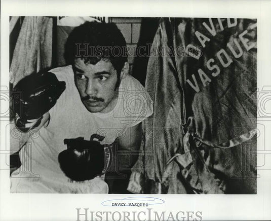 1978 Press Photo Boxer Davey (David) Vasquez - nos34755- Historic Images
