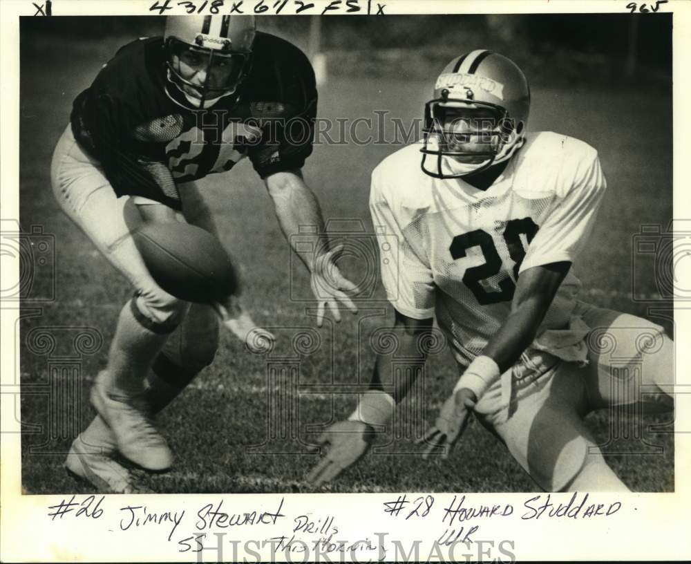 1979 Press Photo Jimmy Stewart, thrust into starting assignment. - nos34789- Historic Images