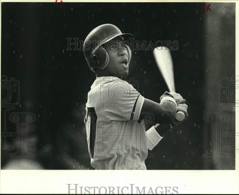 Press Photo Second District Most Valuable Player David Smith, Shaw&#39;s baseball.- Historic Images