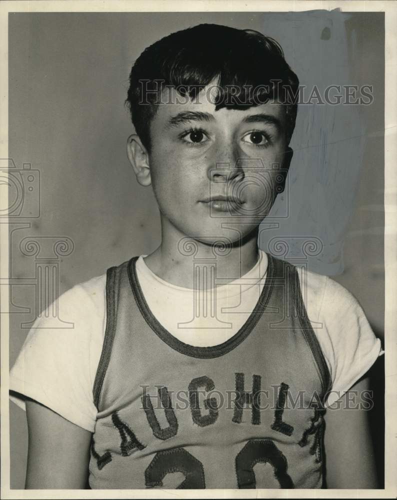 1966 Press Photo Calvin Vonderhaar contributed 17 pts for Biddy Basketball win- Historic Images