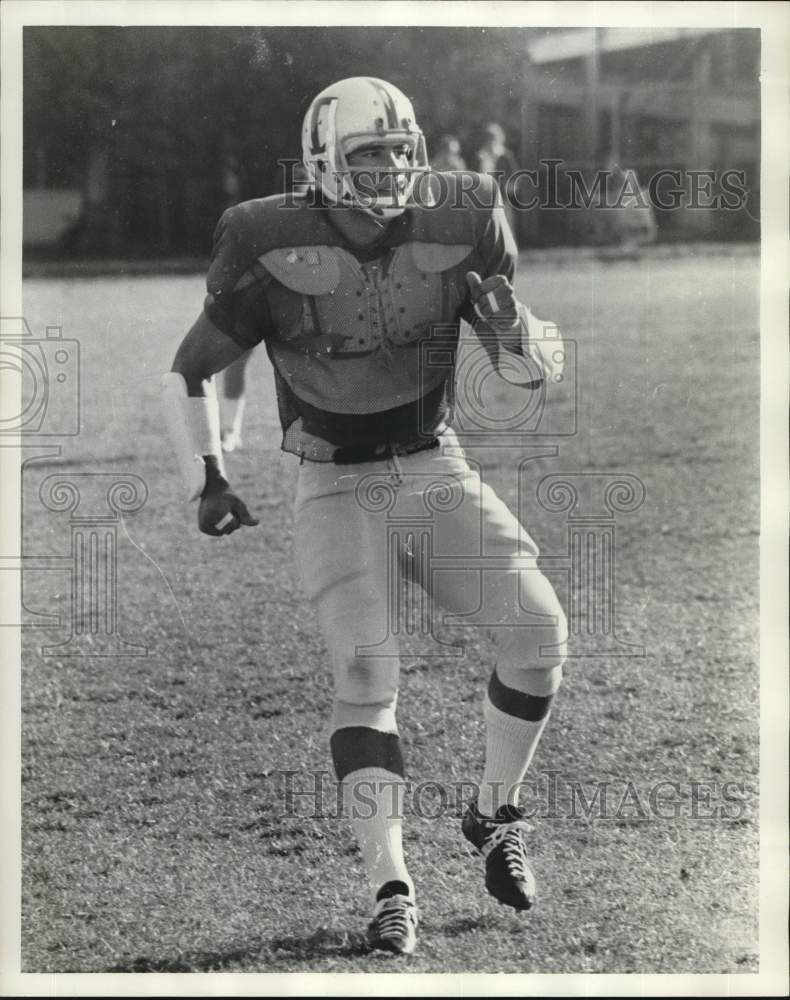 1977 Press Photo Tulane University football&#39;s Cliff Van Meter - nos34887- Historic Images