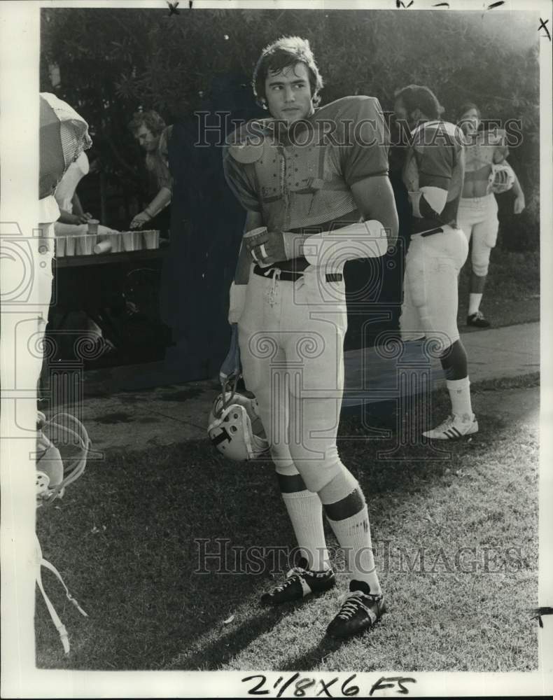 1975 Press Photo Tulane University football&#39;s Cliff Van Meter - nos34890- Historic Images