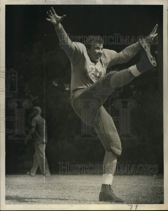 Press Photo Tulane University football's Cliff Van Meter - nos34892- Historic Images