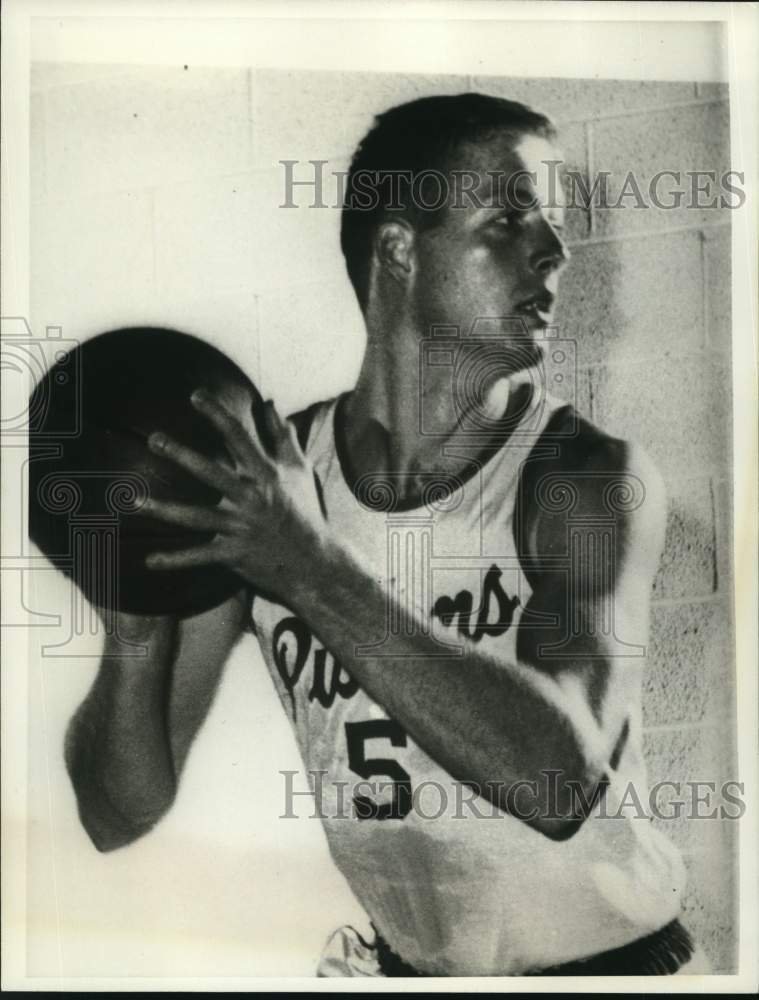 1967 Press Photo Detroit Pistons basketball shooting guard Tom Van Arsdale- Historic Images