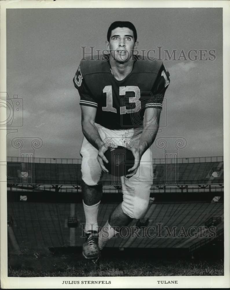 1962 Press Photo Tulane University football quarterback Julius Sternfels- Historic Images