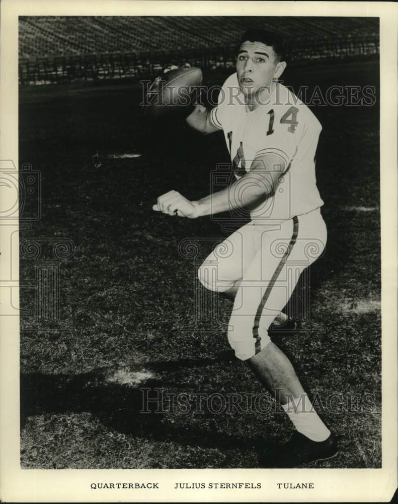 1967 Press Photo Tulane University football quarterback Julius Sternfels- Historic Images