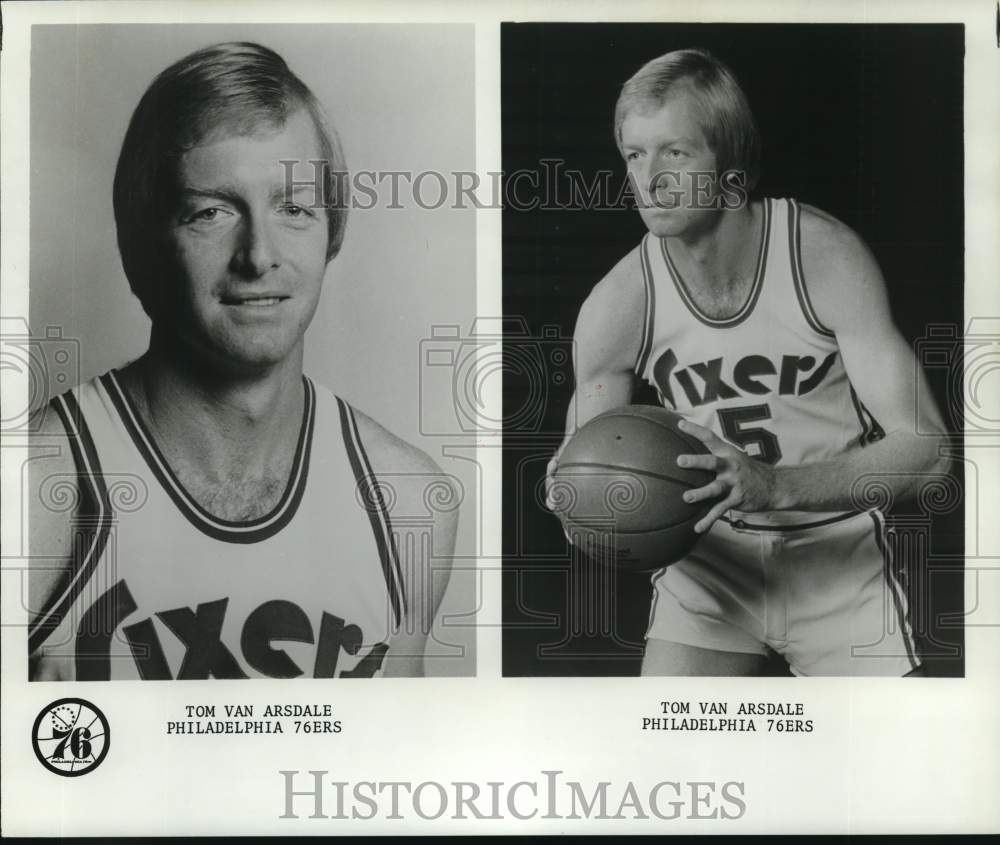 1975 Press Photo Philadelphia 76ers basketball player Tom Van Arsdale- Historic Images