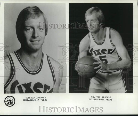 1975 Press Photo Philadelphia 76ers basketball player Tom Van Arsdale- Historic Images